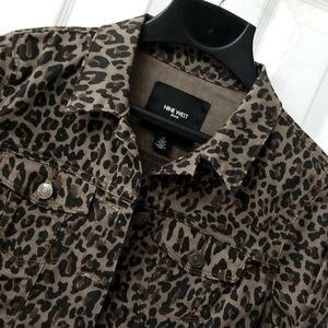 Nine West Leopard Print Jacket